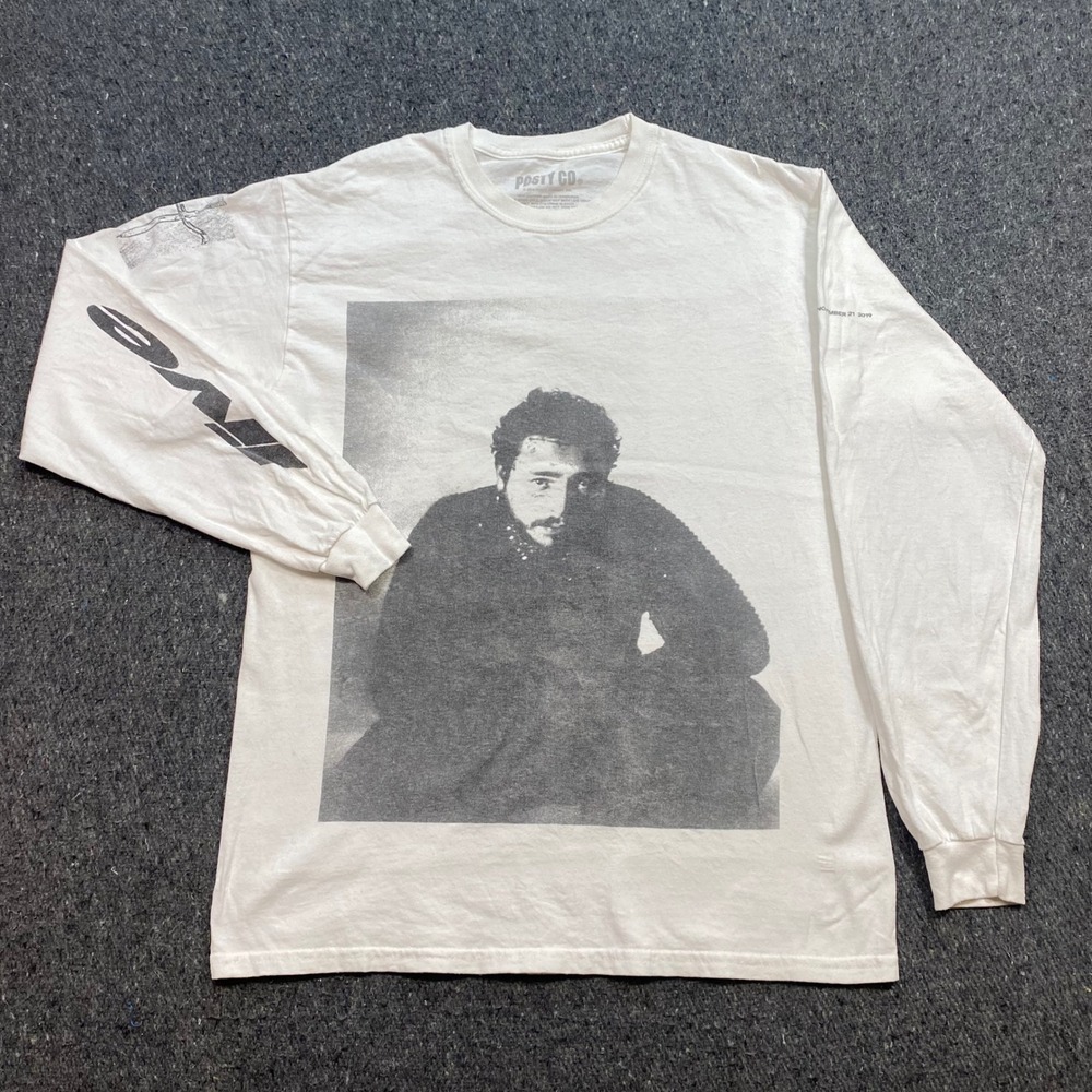 Posty Co Post Malone Runaway Tour TShirt Sz M Mens White Streetwear 2019 Concert